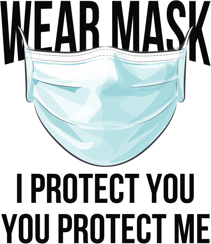 wear a mask logo